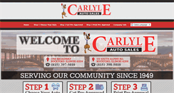Desktop Screenshot of carlyleauto.com